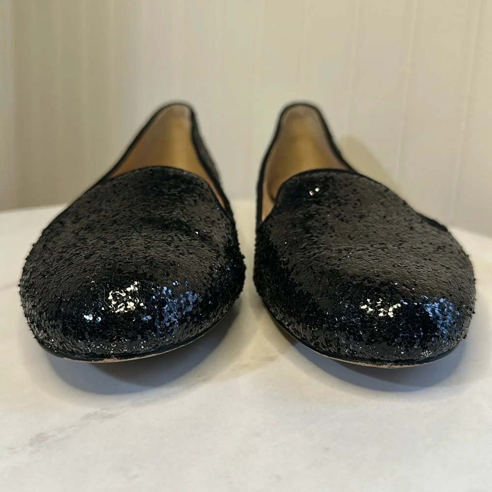 J. Crew Sophie Glitter Loafers